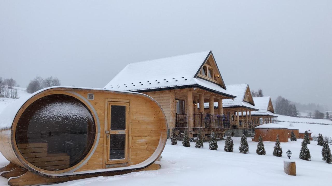 Domki Gorce Klikuszowa Sauna Jacuzzi Kültér fotó