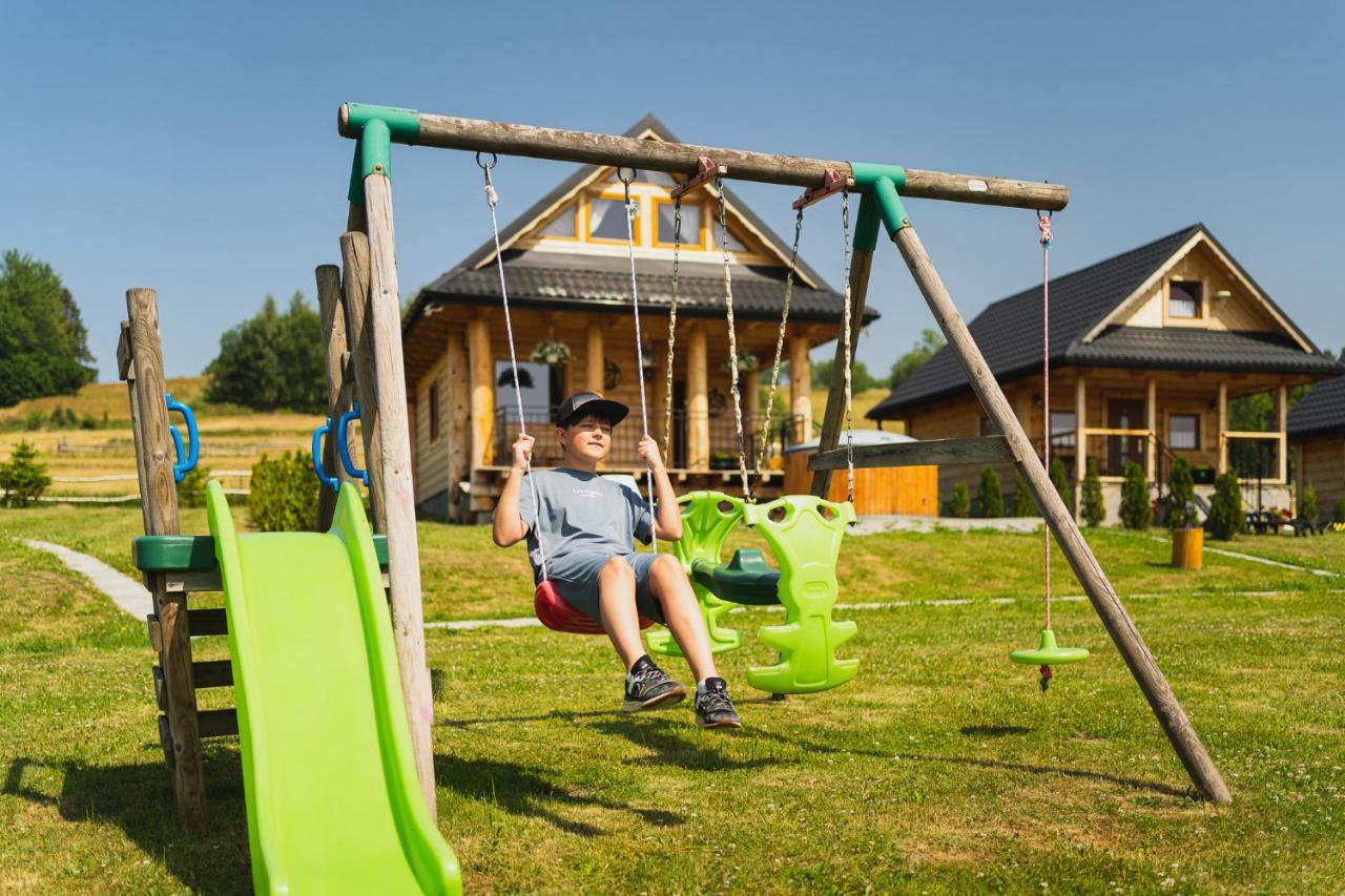 Domki Gorce Klikuszowa Sauna Jacuzzi Kültér fotó