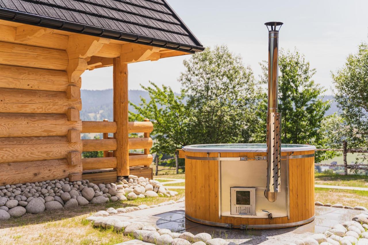 Domki Gorce Klikuszowa Sauna Jacuzzi Kültér fotó