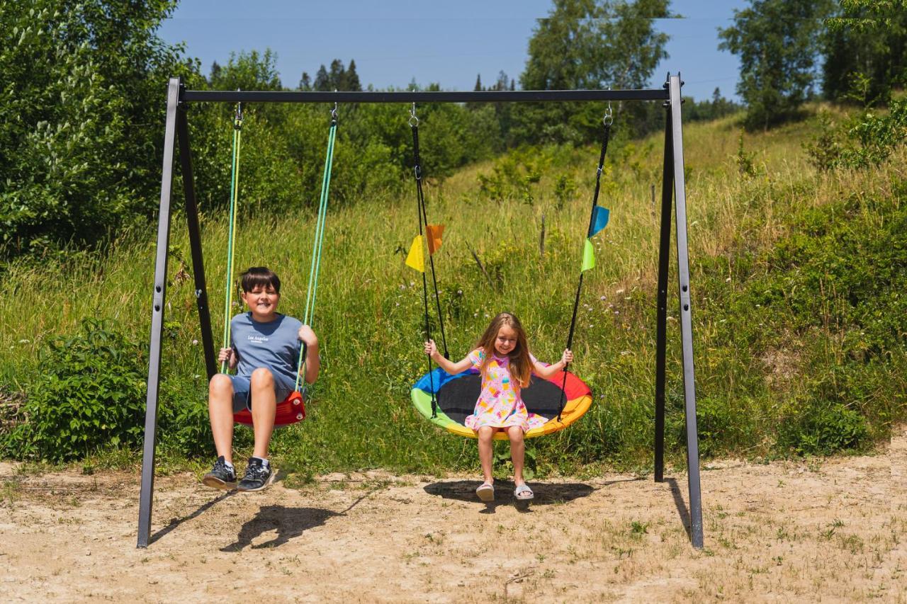 Domki Gorce Klikuszowa Sauna Jacuzzi Kültér fotó