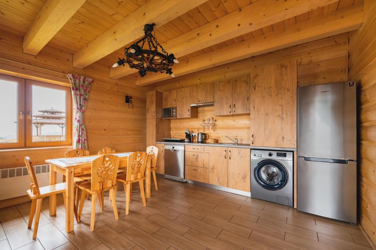 Domki Gorce Klikuszowa Sauna Jacuzzi Kültér fotó
