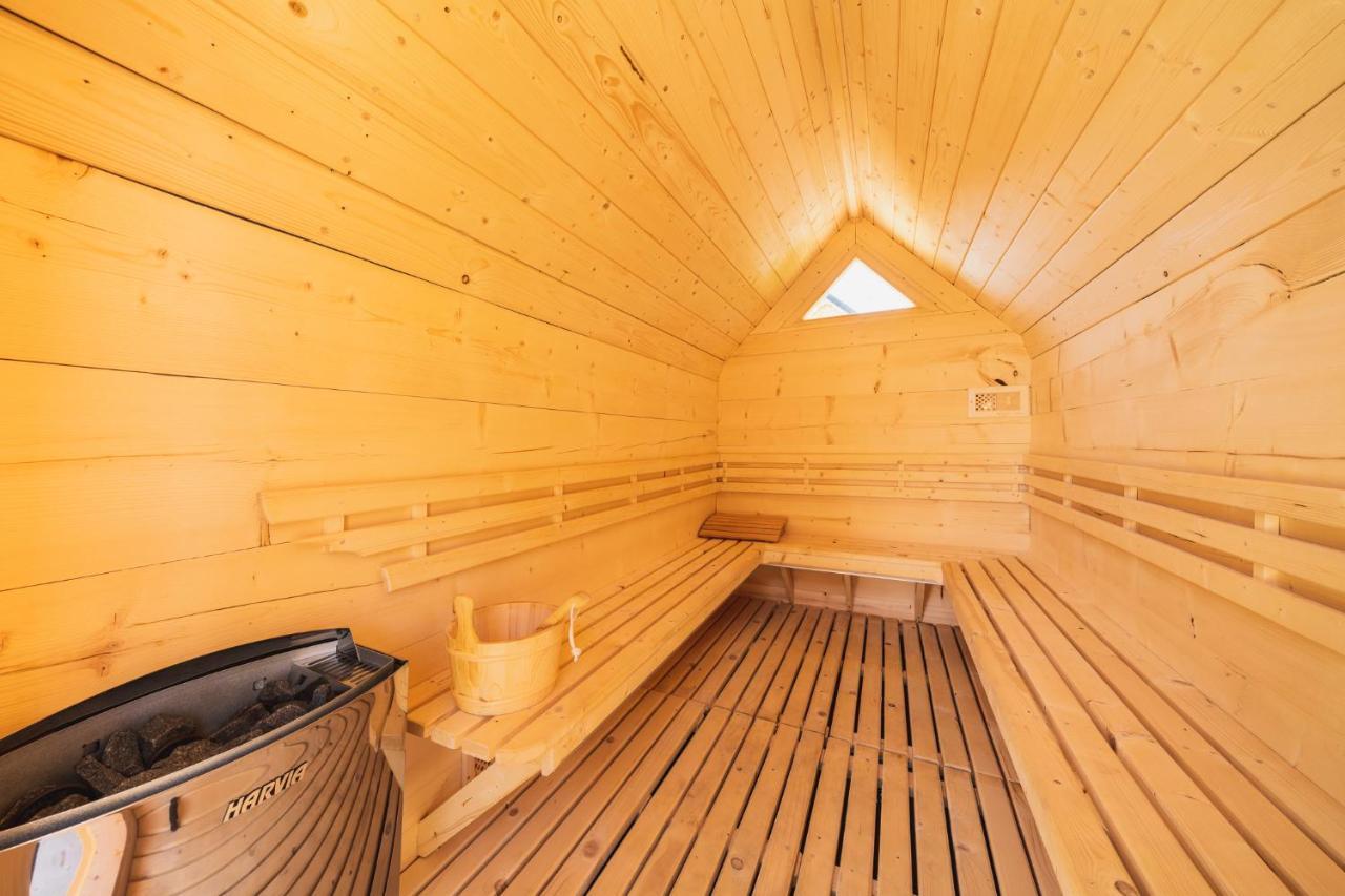 Domki Gorce Klikuszowa Sauna Jacuzzi Kültér fotó