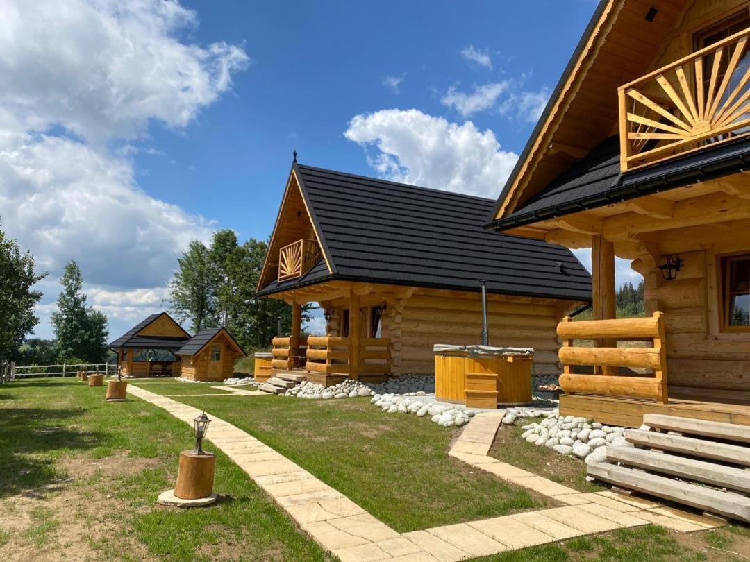Domki Gorce Klikuszowa Sauna Jacuzzi Kültér fotó