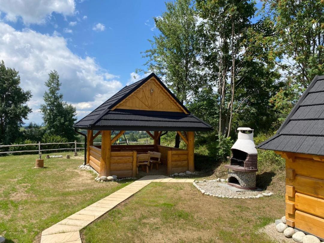 Domki Gorce Klikuszowa Sauna Jacuzzi Kültér fotó