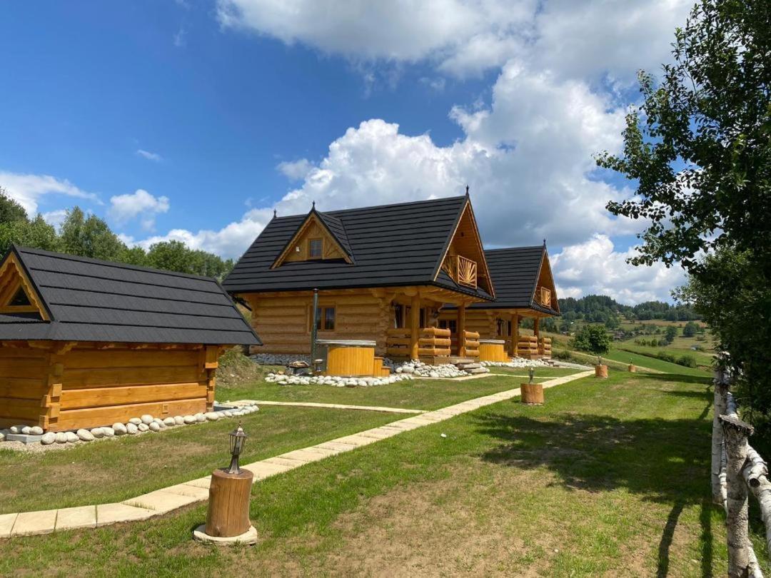 Domki Gorce Klikuszowa Sauna Jacuzzi Kültér fotó