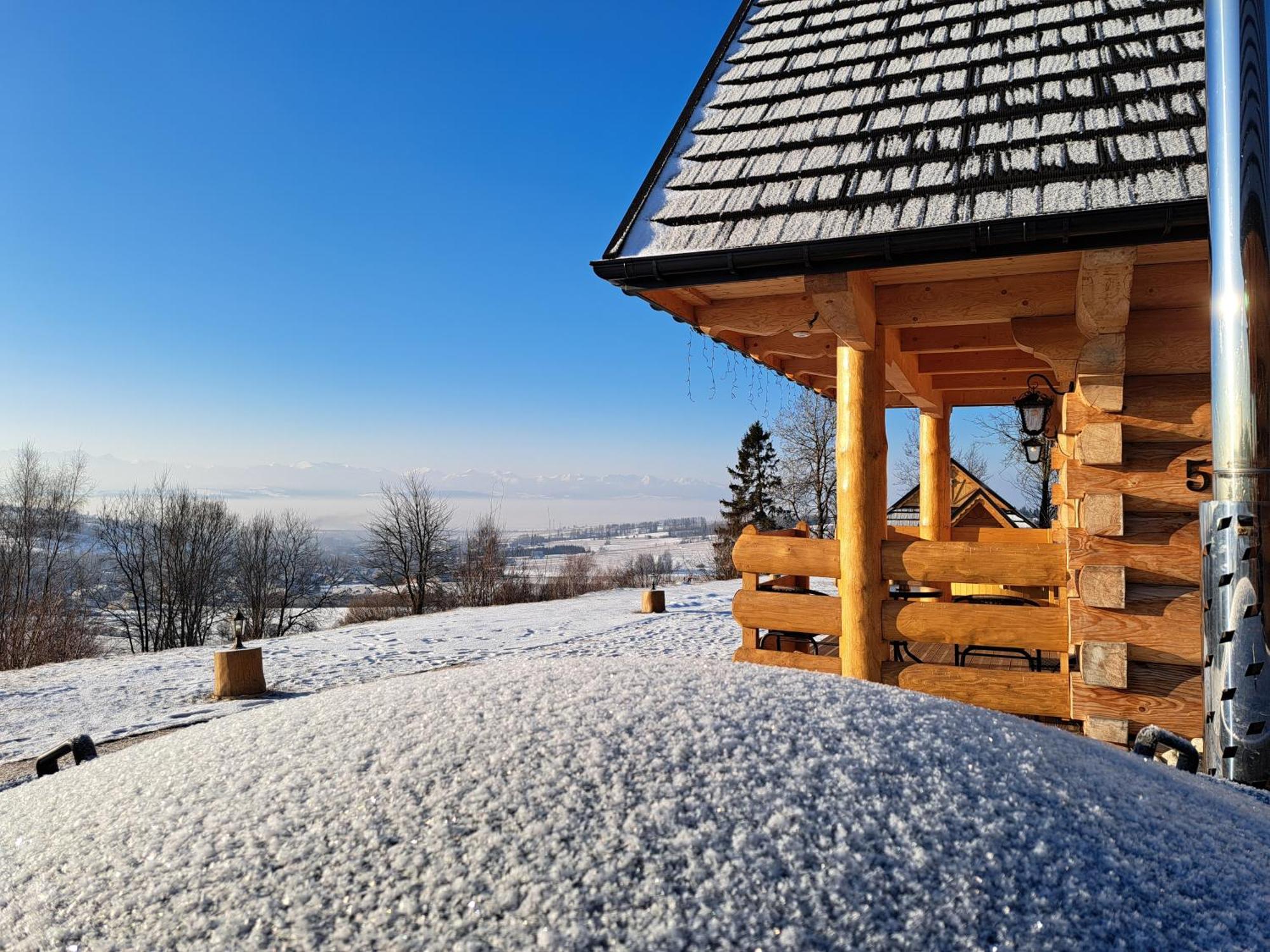 Domki Gorce Klikuszowa Sauna Jacuzzi Kültér fotó